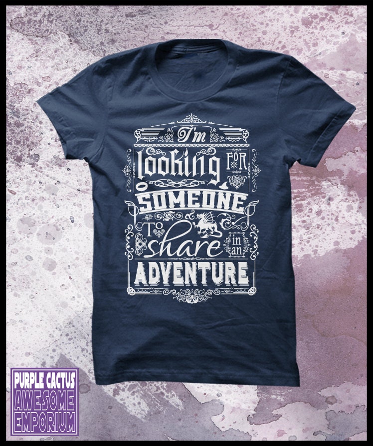 The Hobbit t shirt - Mens Decorative typography movie t shirt. "Help wanted"