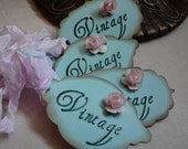 Beautiful vintage inspired gift tags
