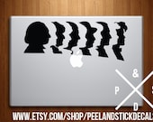 Eleven Doctors on a Macbook or Car Decal