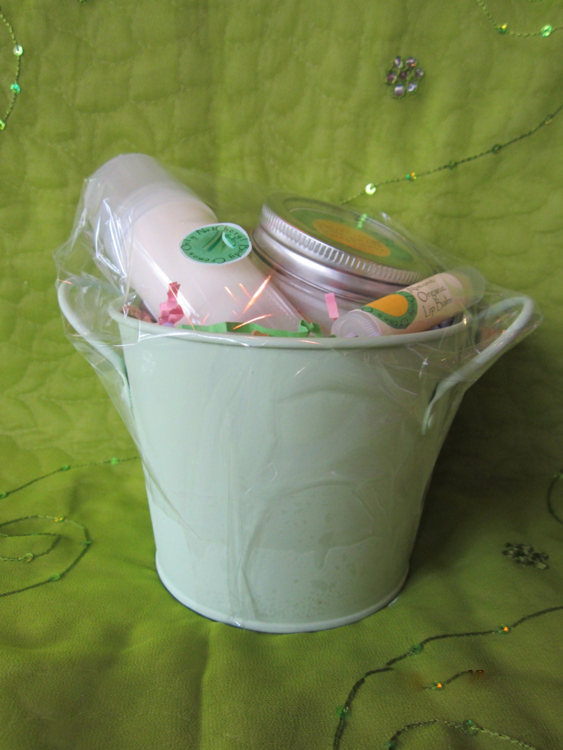 Spring Gift Basket of Organic Personal Care Products