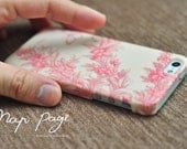Apple iphone case for iphone iphone 3Gs iphone 4 iphone 4s iPhone 5 : Vintage pink floral design