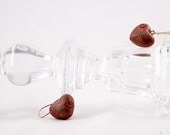 Powered-On Rustic Heart Earrings