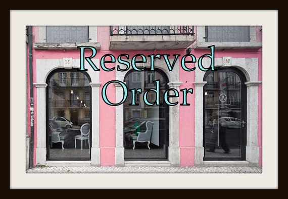 RESERVED ORDER Overnight Shipping Charges