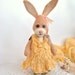 Needle Felted - Jazz Lady Bunny - Soft Sculpture, OOAK