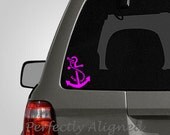 Nautical Anchor Vinyl Decal - Windows - Windshields - Car Decal