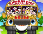 School Bus  - Full Color Wall Decal Vinyl Decor Art Sticker Removable Mural Modern Kids Children