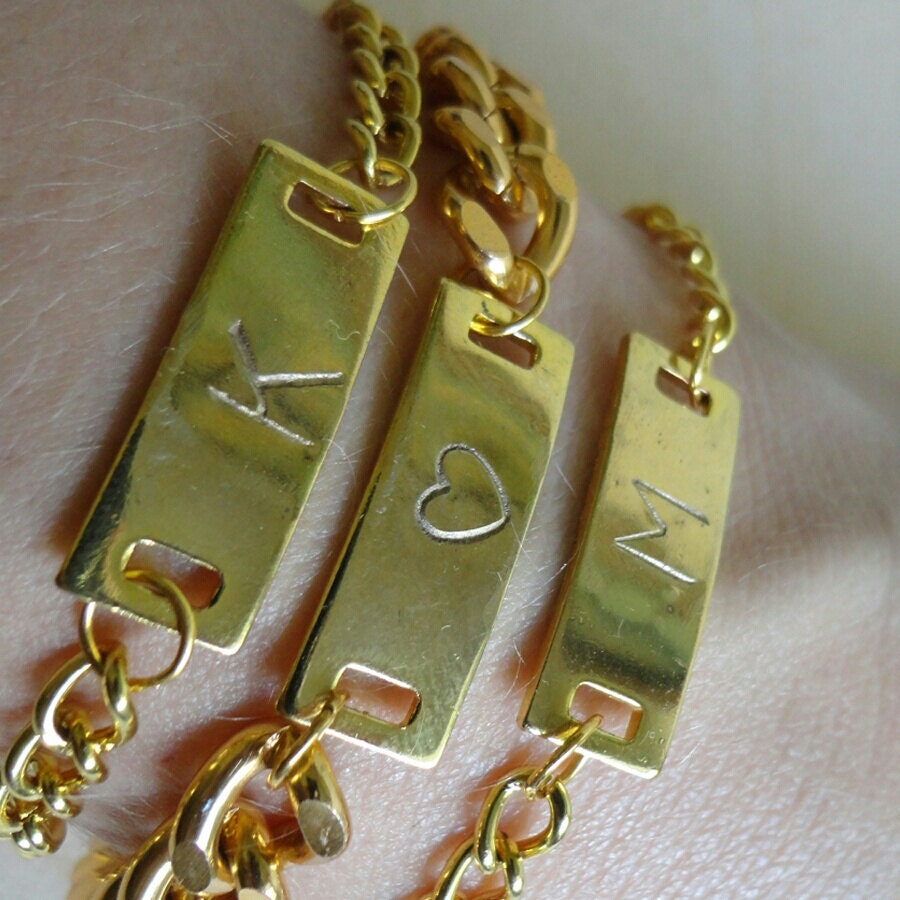 Gold Plated I.D. Bracelets