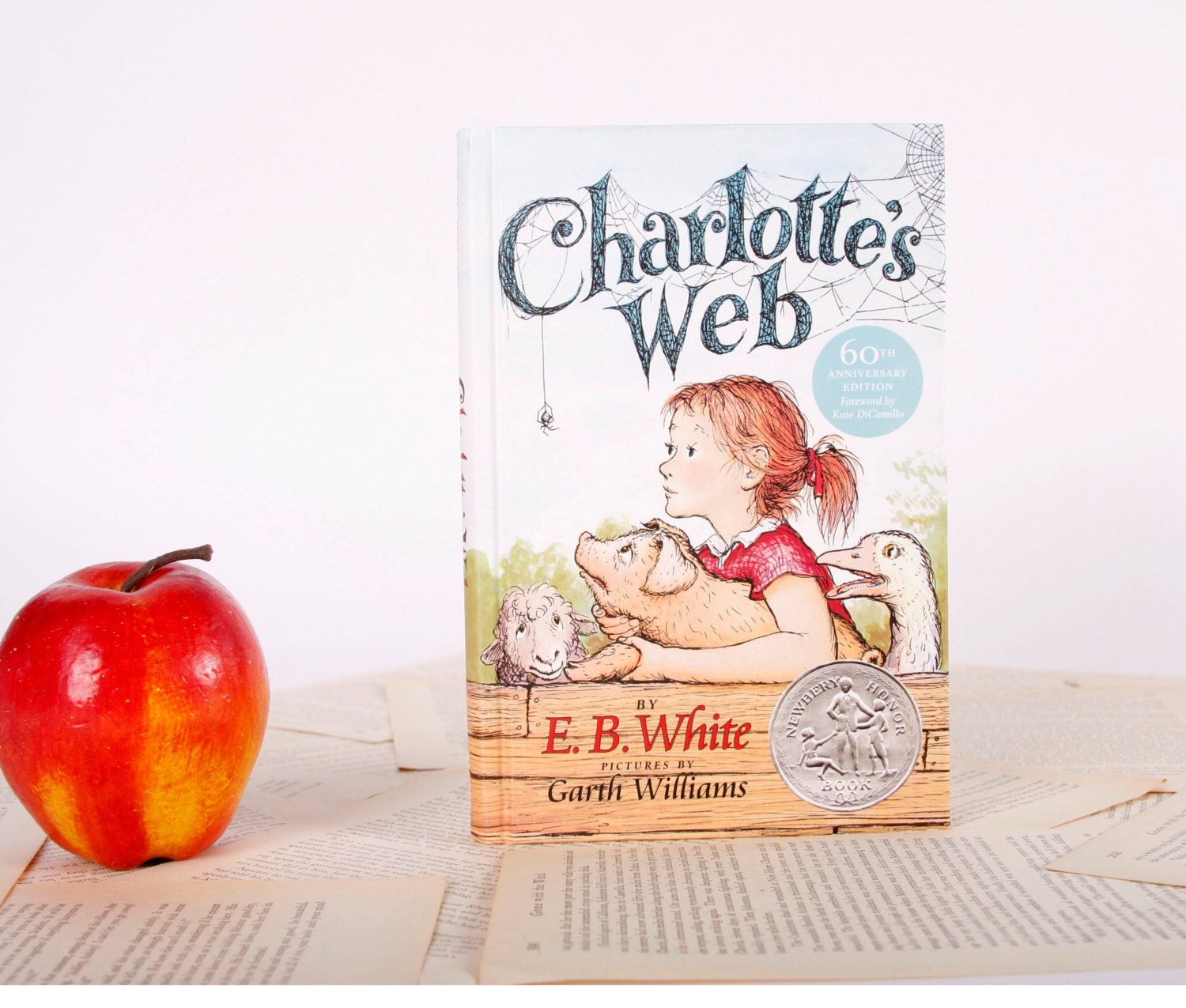 Kindle Cover or Nook Cover- Ereader Case made from a Book- Charlottes Web