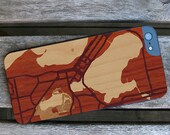 Madison City Wood-Inlay iPhone Back