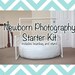 Newborn Photography Starter Kit: Includes Backdrop Stand and Baby Beanbag - Great for On-location Photographers or Simple Studio Set-Ups