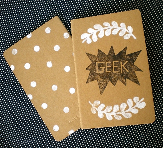 Geek Polka Dot, Moleskin Pocket Notebook