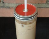 Brick Red Mason Jar Tumbler