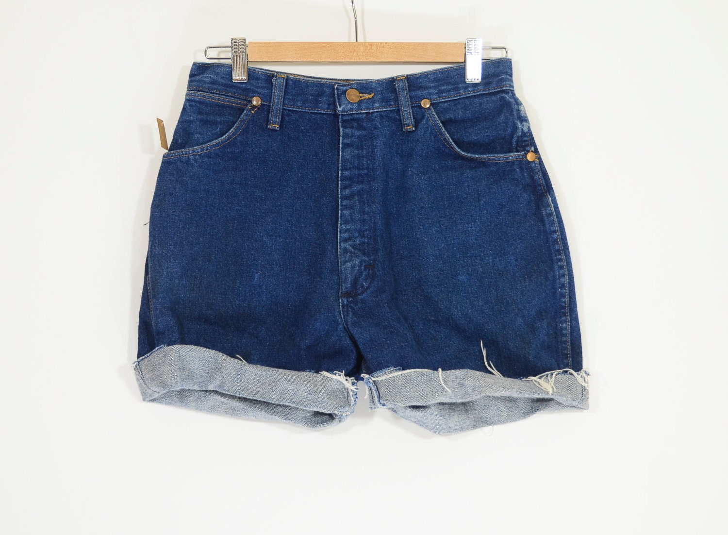 On Hold For McKenna --- Vintage 90s Denim Wrangler Cutoffs Womens High Waist
