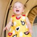 Farm Country - Children Clothing - Spring Dress - Newborn Dress - Farm Hens - School Trip - Yellow - Girls Clothing Pattern  - 3M to 4T