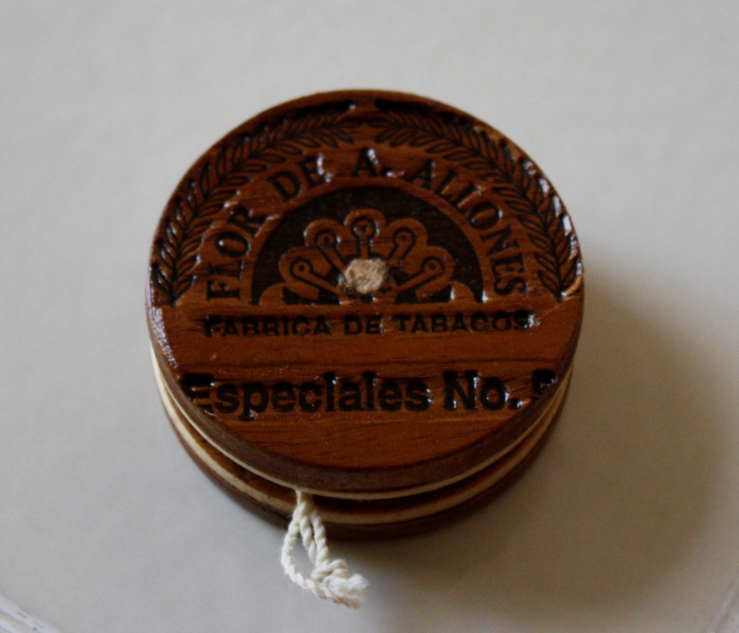 Wooden Yo Yo- Cigar Box Wood