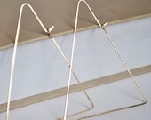 Gold Triangle Hoops - Geometric Hoop Earrings - 14k Gold Filled Ear Wires - Modern Jewelry