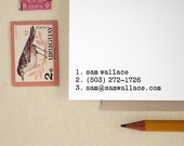 Typewriter Stationery Set - Personalized Letterpress Note Cards - Vintage Style - Editor