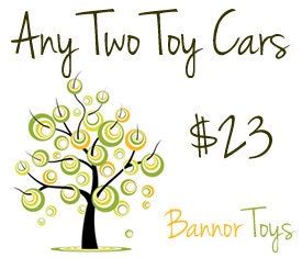 Wooden Toy Cars - Pick 2 - Natural and Organic Wooden Vehicles