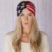 Old Glorya American Flag HeadbandHair Band Turband American Flag Inspired Turband Headband Red White and Blue July 4th Fashion Accessory