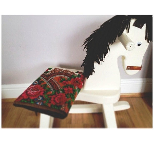 MacBook Pro 13" Neoprene padded sleeve from traditional Russian Shawl - Spring in Saint Petersburg