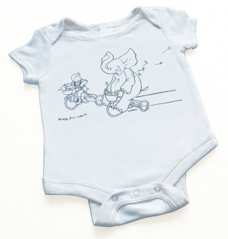 Allez Plus Vite Onesie by Titou & Lili
