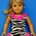 Animal Print Doll SWIMSUIT - 18 Inch American Girl Doll Clothing