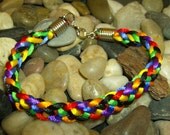 Kumihimo  "Square" Satin Bracelet