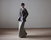Brown minimalistic womens jacket