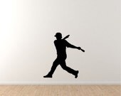 Baseball Home Run Slugger Vinyl Wall Decal