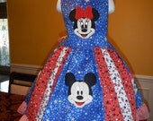 Mouse and Friends Bow Dress 2t - 8