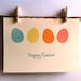 Easter Card-  Colorful Easter Eggs