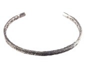 Magnitude Plait - Fishbone - bangle (black)