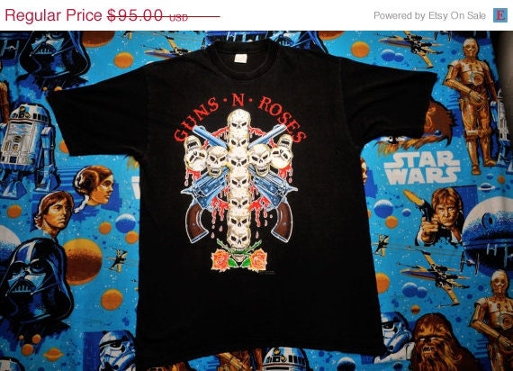 20% OFF Guns 'N' Roses "Skull Cross" T-Shirt L