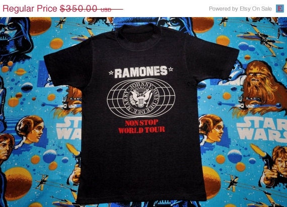 20% OFF Ramones 1980 "Non Stop" Tour T-Shirt