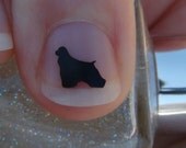 Cocker Spaniel Nail Art Decals Set of 20 Vinyl Stickers Applique Manicure Pedicure Party Event Accessories