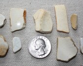 Genuine Beach Pottery, Tumbled over Many Years By The Atlantic Ocean-Hand Picked Shards From The New England Shoreline-Jewelry, Supply