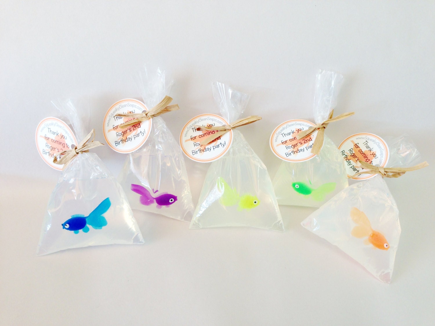 Goldfish Soap - Carnival Party Favor - Set of 10