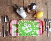 NEW Nautical Wooden Serving and Condiment Tray