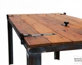 Old Barn Door DESK / TABLE - Reclaimed Materials