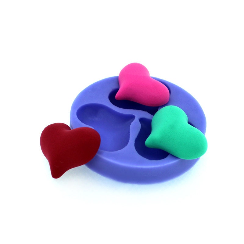 F0278 cake decoration mould heart Gum and Paste Mold Nicole Silicone Chocolate mold