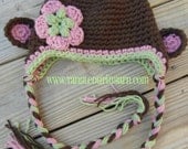 Chunky Monkey Hat MADE to ORDER