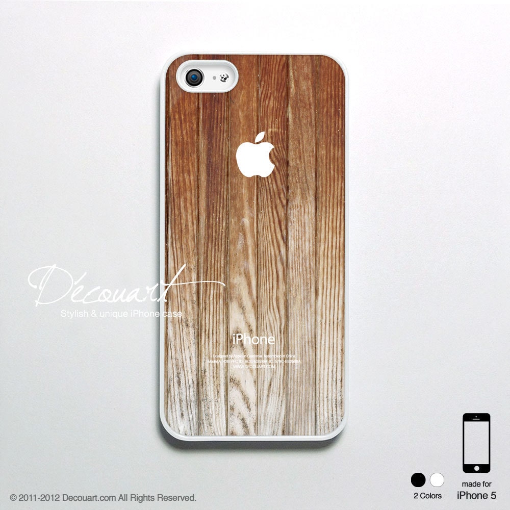 iPhone 5 case, iPhone 5 cover, case for iPhone 5, Brown Wood pattern S461