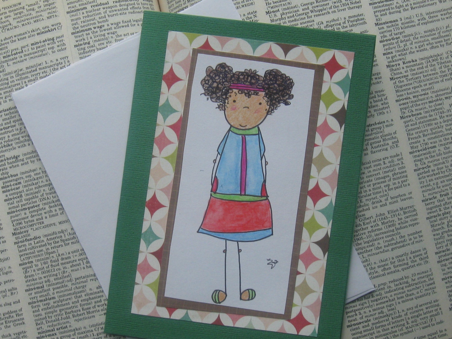 Original Art Greeting Card