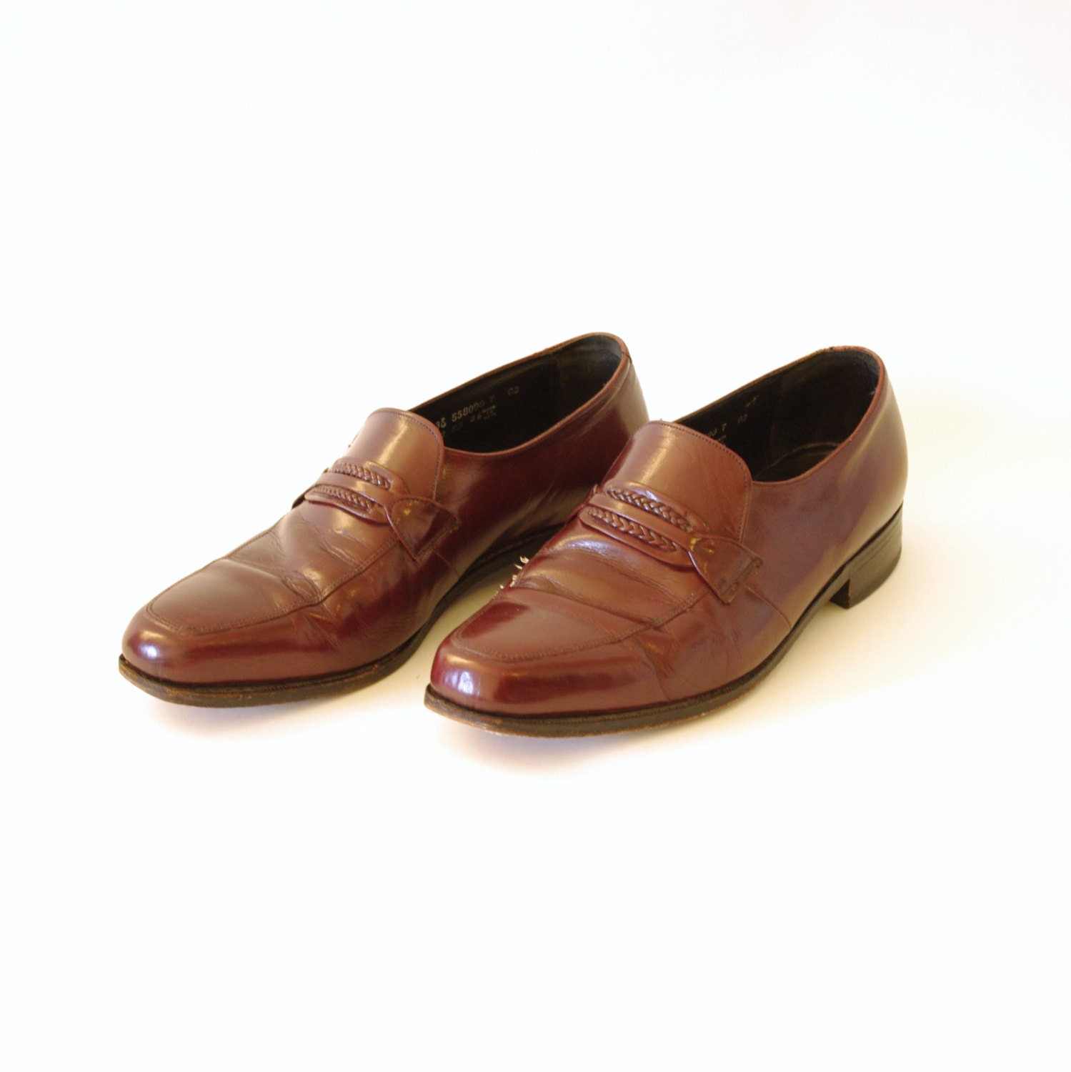 Vintage Florsheim Shoes - Size 10.5 - Burgandy - Father's Day