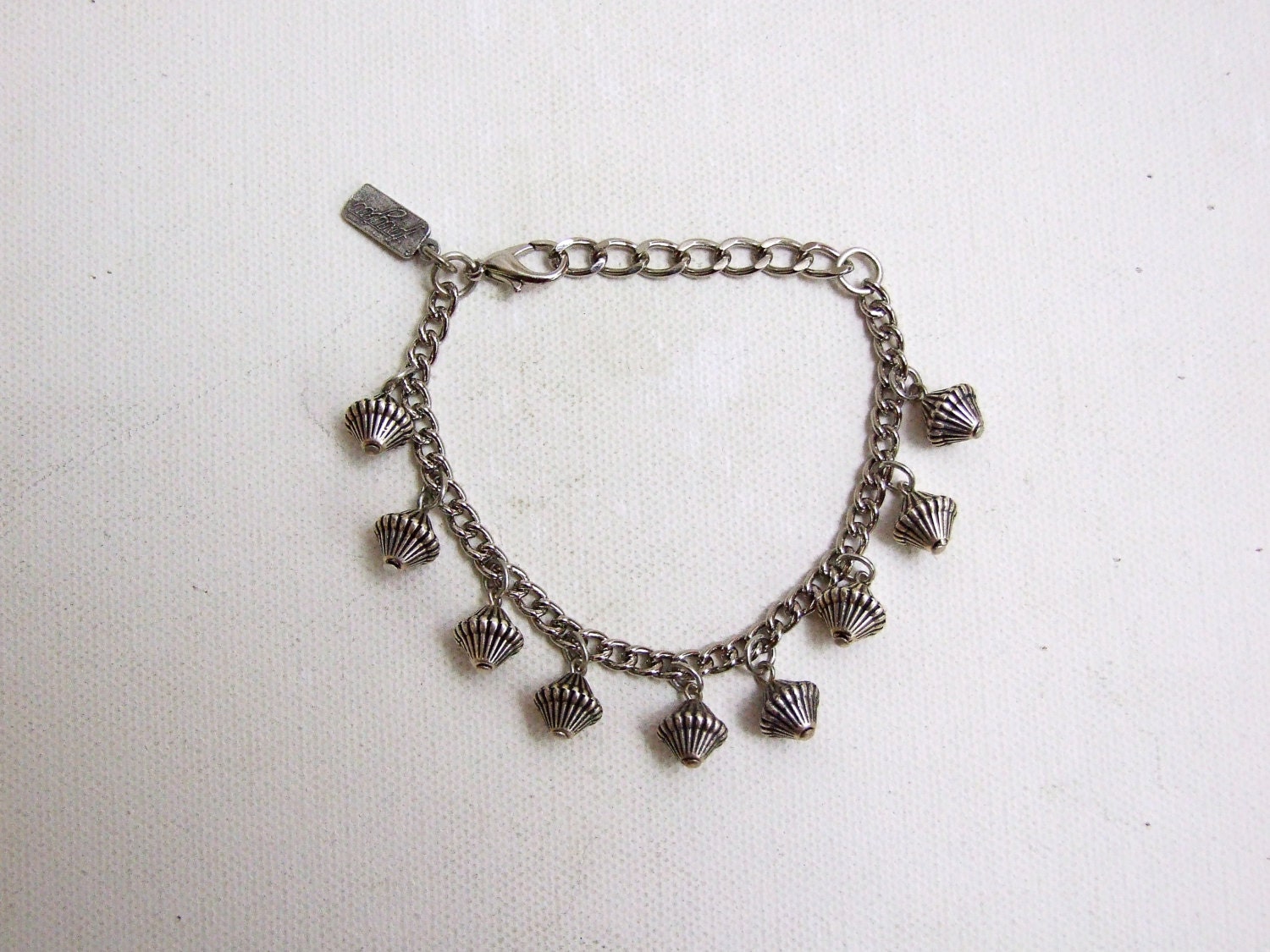 Indian Inspired Bracelet With Spaced Hanging Beads.