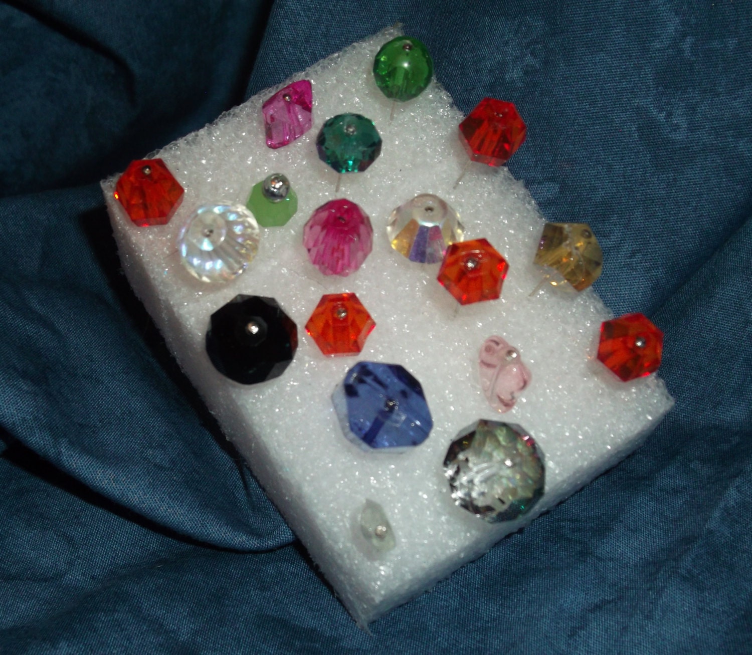 Little Crystals - Crystal Bead Push Pins