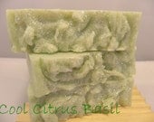 COOL CITRUS BASIL handmade soap...bath and beauty...personal care..skin care..gift ideas.. for her