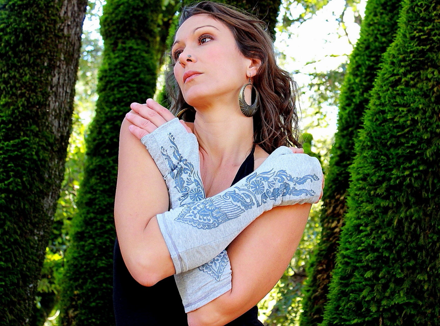 Fingerless GlovesWomens Accessoriesfunky by aurorawear1 on Etsy