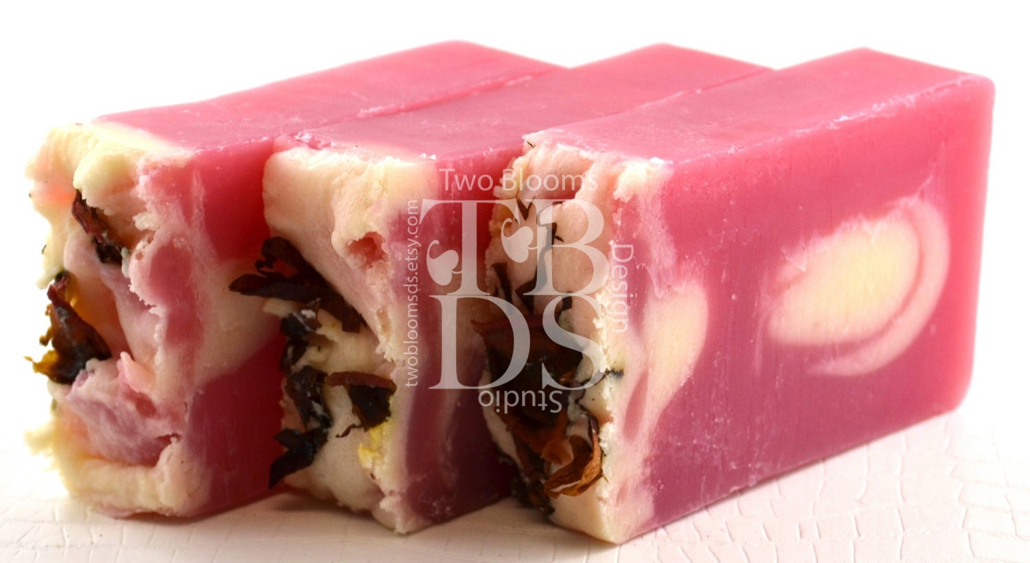 Rose Soap with Shea Butter - Rose Vegan Soap with Organic Botanicals