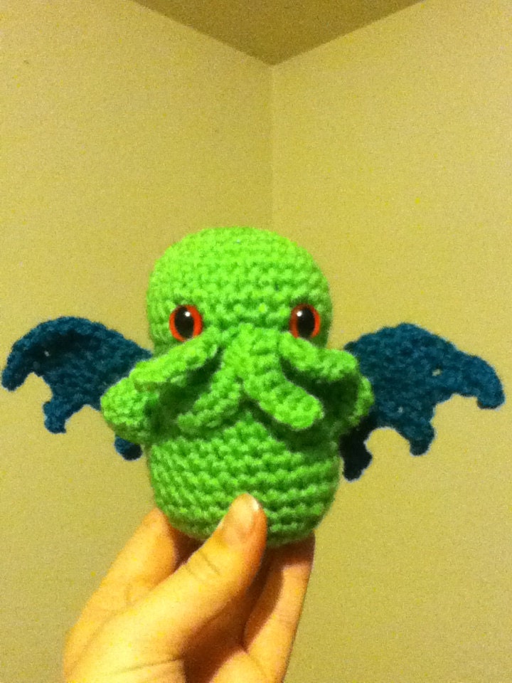 Cthulhu crochet plush amigurumi